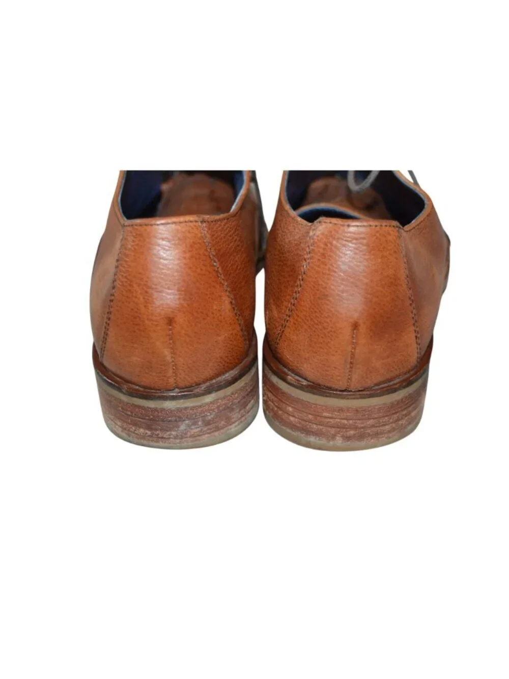 Cole Haan Plain Toe Derby Shoes Men Size 9.5 Nike Air Technology Soles Gentleman
